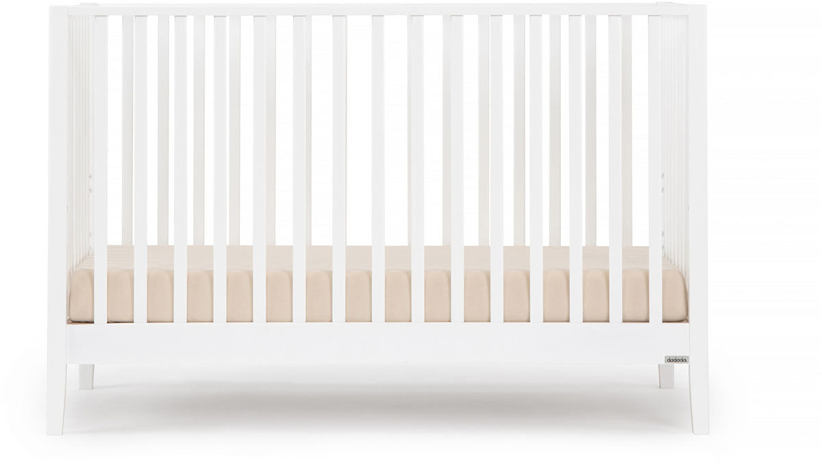 dadada Lala 3-in-1 Convertible Crib - White