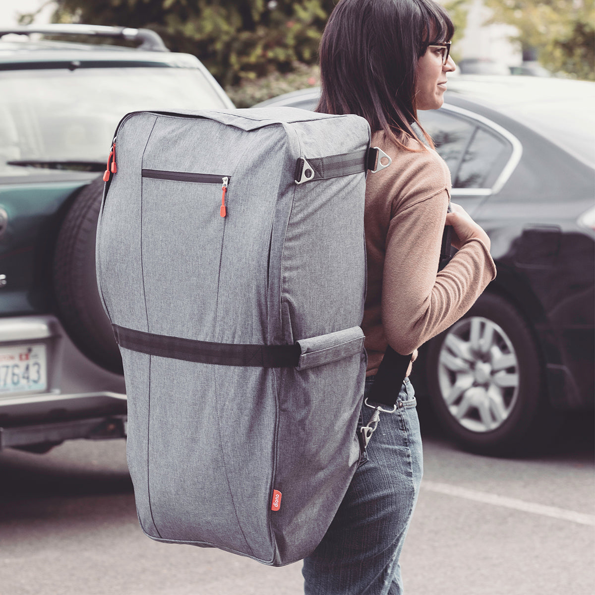 Diono Car Seat Travel Backpack - Gray