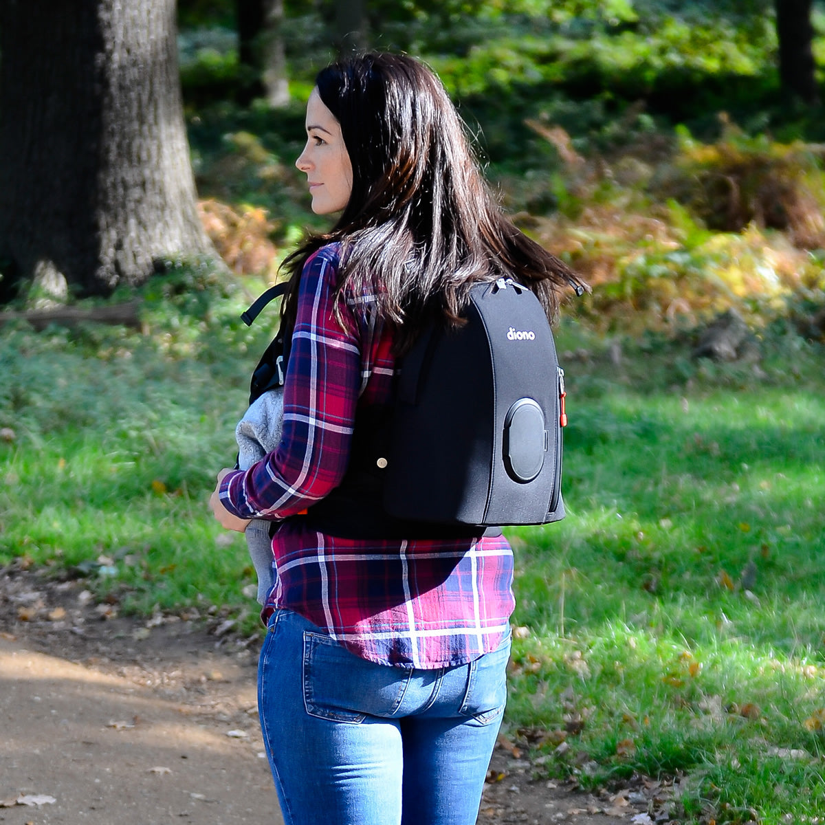 Diono Carus Complete 4-in-1 Baby Carrier + Detachable Backpack - Red