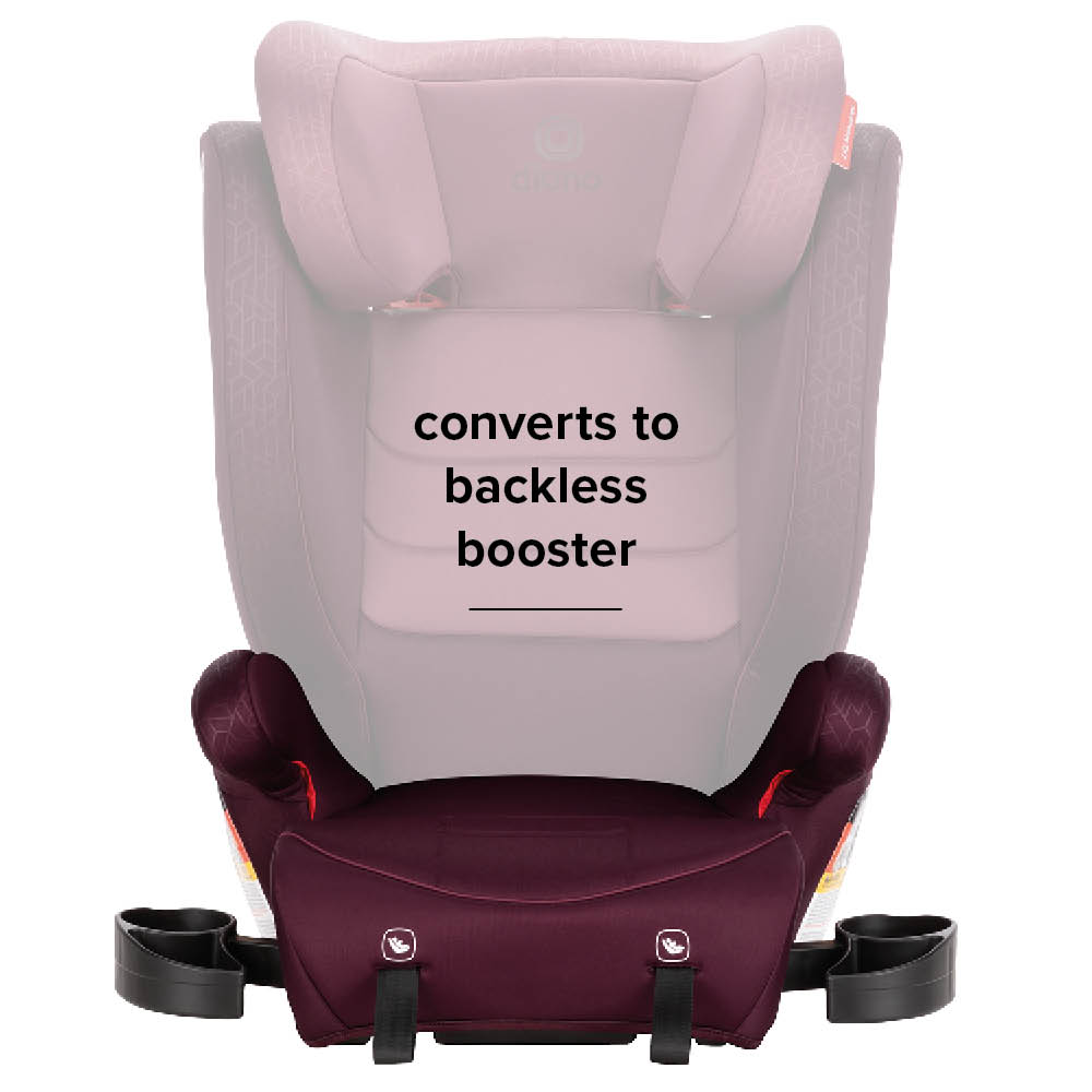 Diono Monterey 2XT Latch 2-in-1 Booster Car Seat - Plum