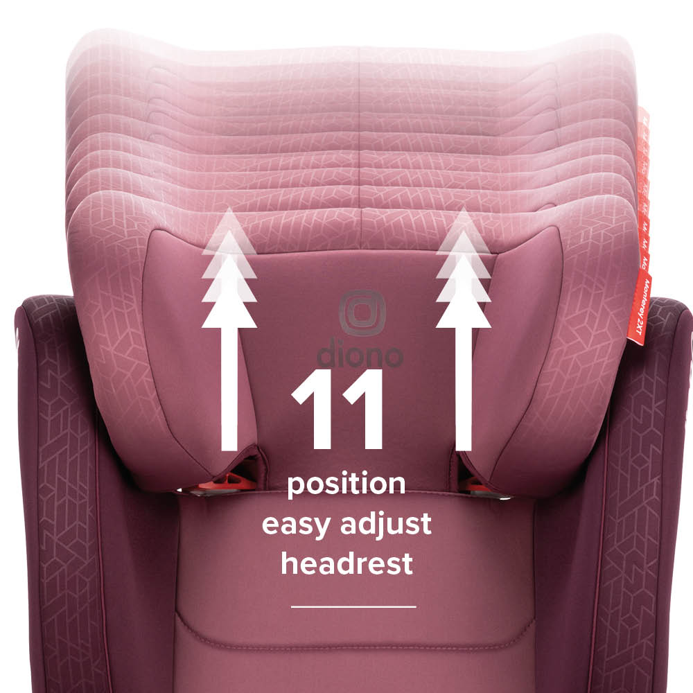 Diono Monterey 2XT Latch 2-in-1 Booster Car Seat - Plum