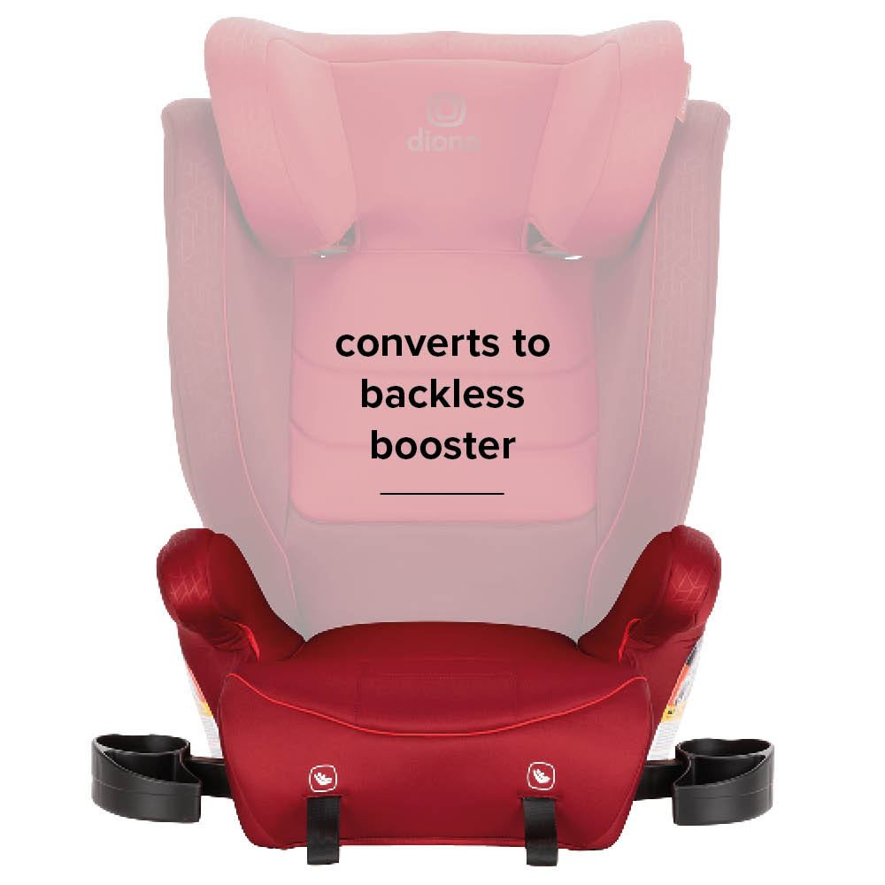 Diono Monterey 2XT Latch 2-in-1 Booster Car Seat - Red