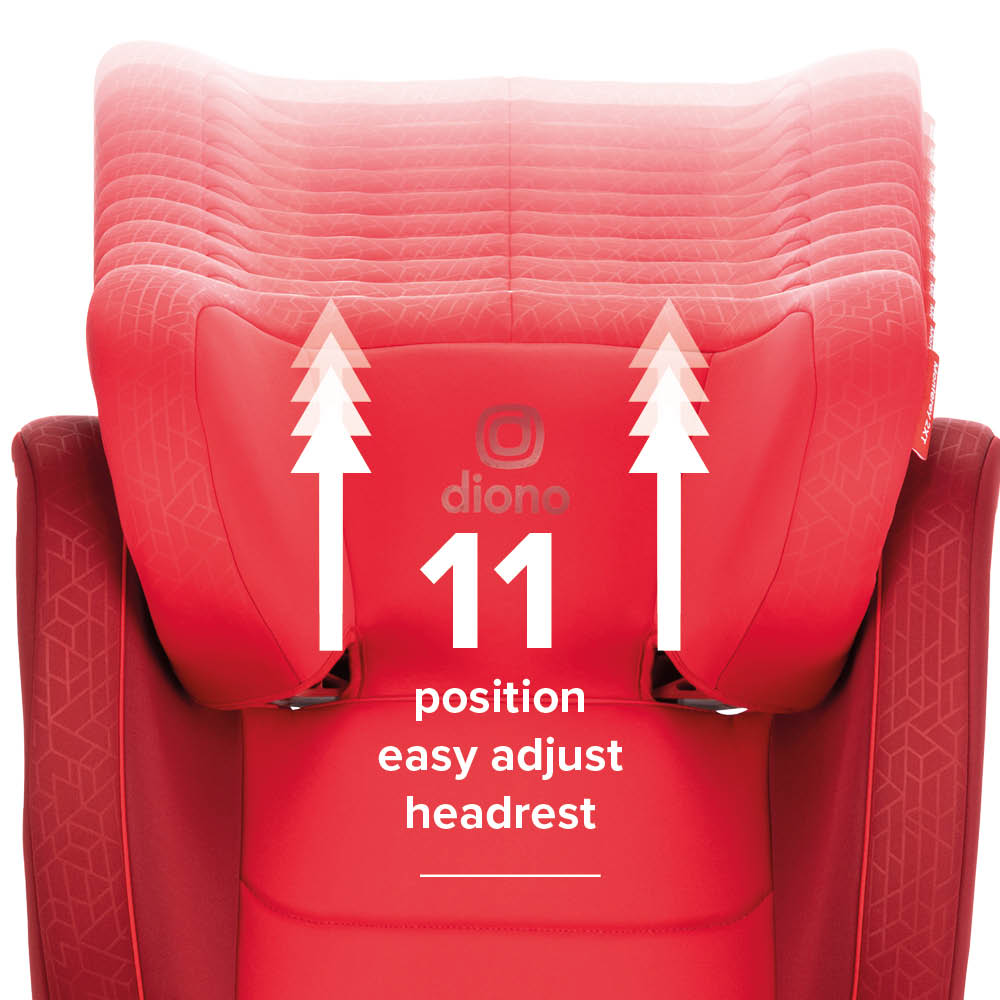 Diono Monterey 2XT Latch 2-in-1 Booster Car Seat - Red