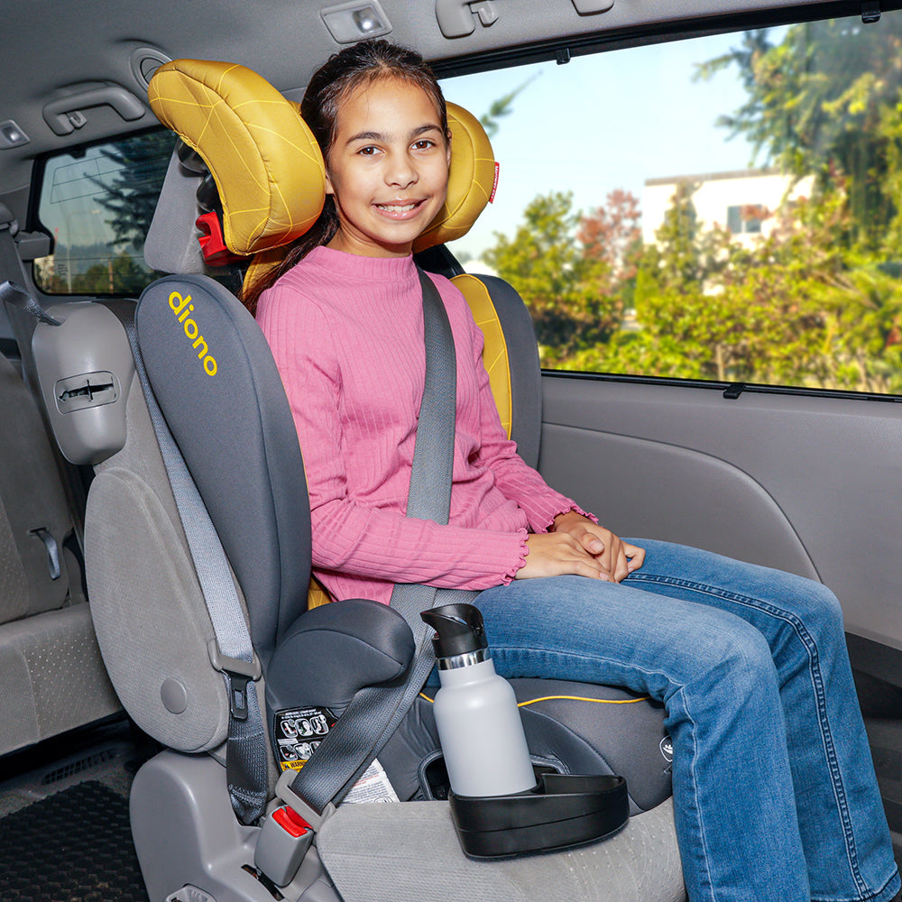 Diono Monterey 2XT Latch 2-in-1 Booster Car Seat - Yellow Sulphur