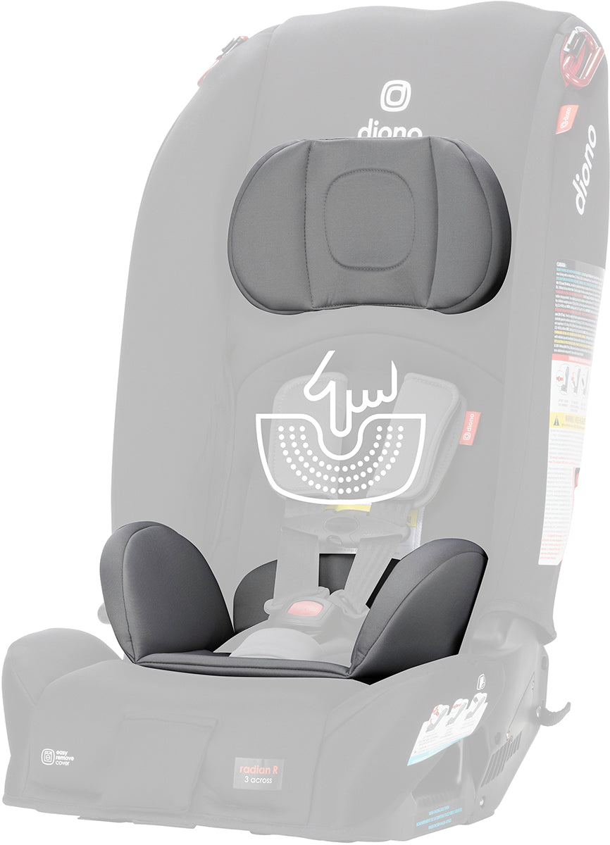 Diono Radian 3R Narrow All-in-One Convertible Car Seat - Black Storm