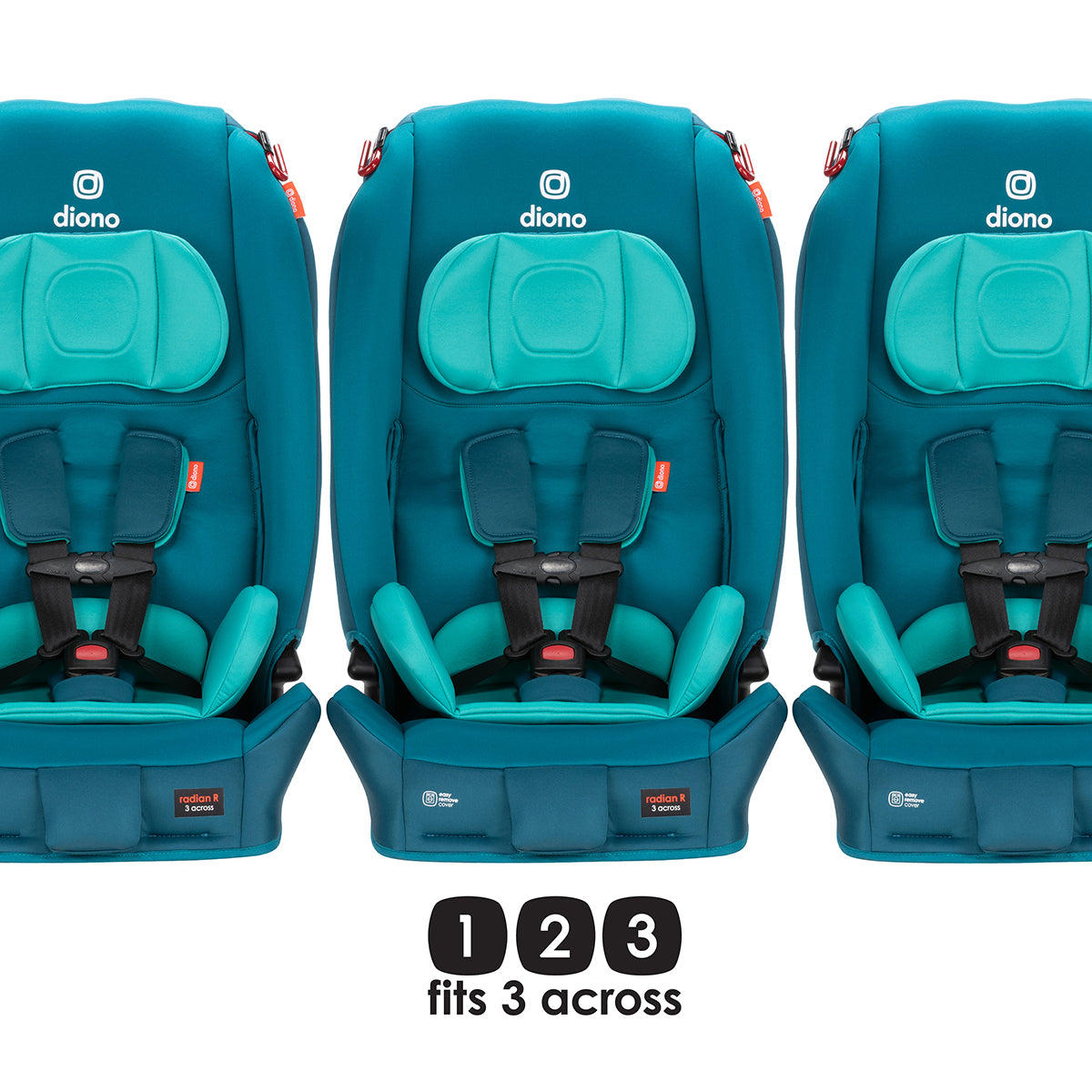 Diono Radian 3R Narrow All-in-One Convertible Car Seat - Blue Razz Ice