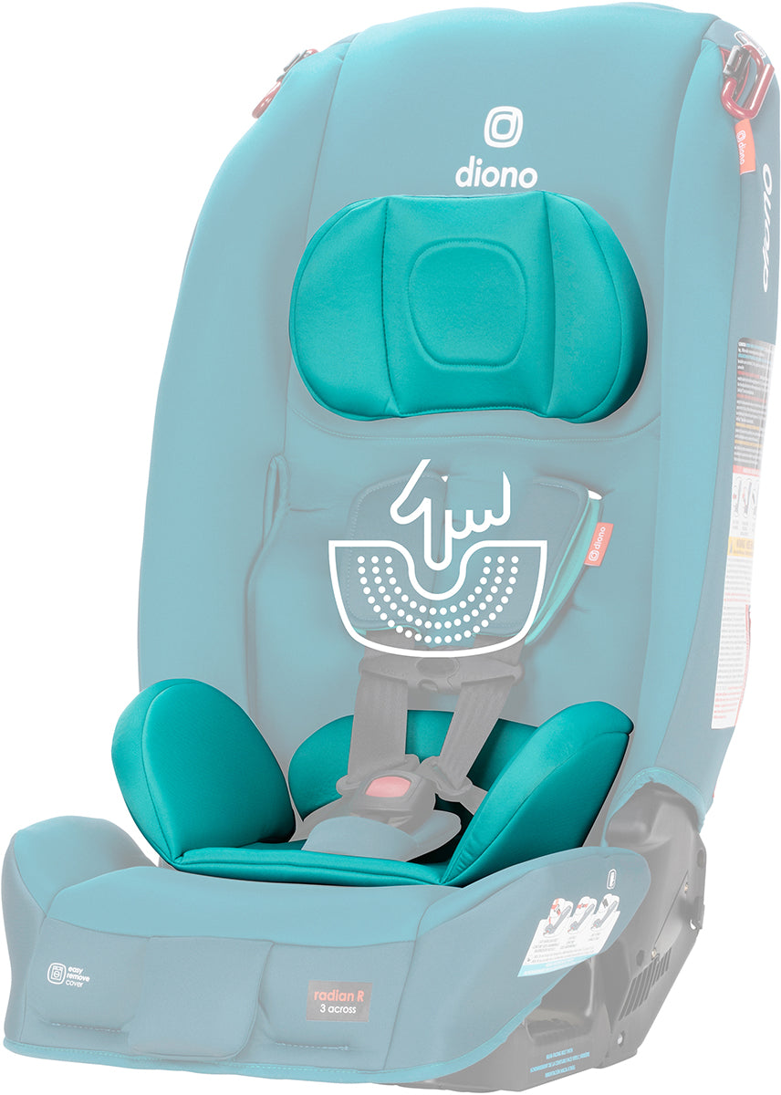 Diono Radian 3R Narrow All-in-One Convertible Car Seat - Blue Razz Ice