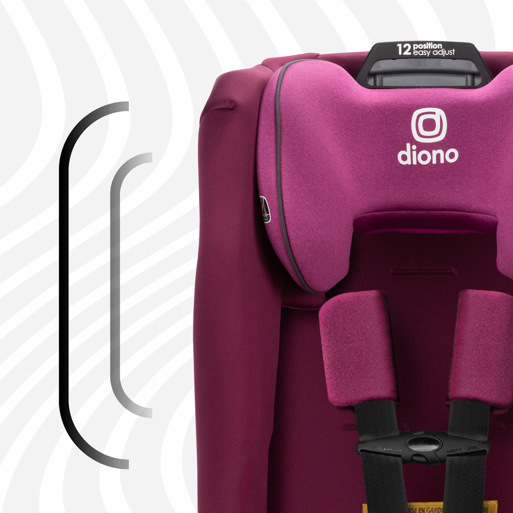 Diono Radian 3R SafePlus All-in-One Convertible Car Seat - Purple Plum