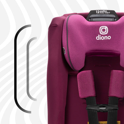 Diono Radian 3R SafePlus All-in-One Convertible Car Seat - Purple Plum