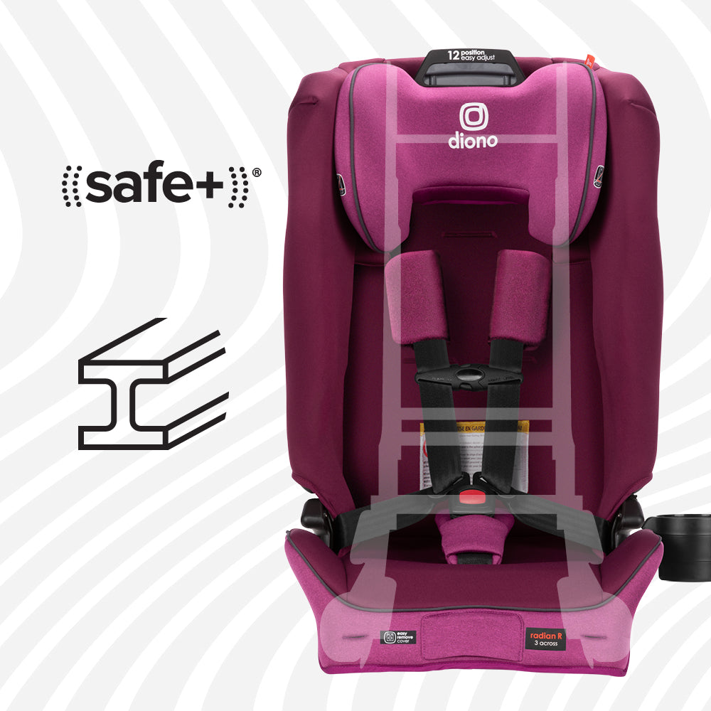 Diono Radian 3R SafePlus All-in-One Convertible Car Seat - Purple Plum