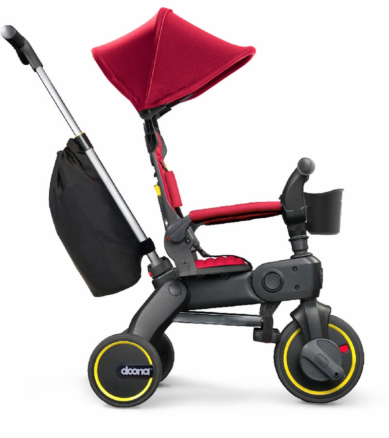 Doona Liki Trike S3 + Liki Helmet Bundle - Flame Red / Black