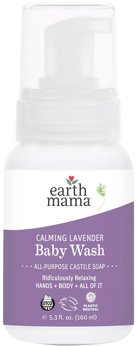 Earth Mama Ridiculously Relaxing Lavender Baby Wash and Lotion Bundle