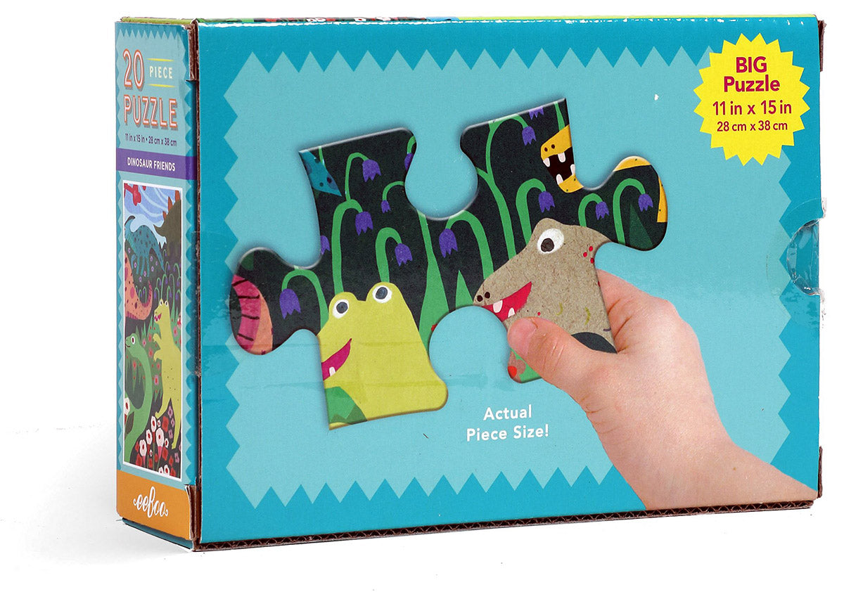 eeBoo 20 Piece Big Puzzle - Dinosaur Friends