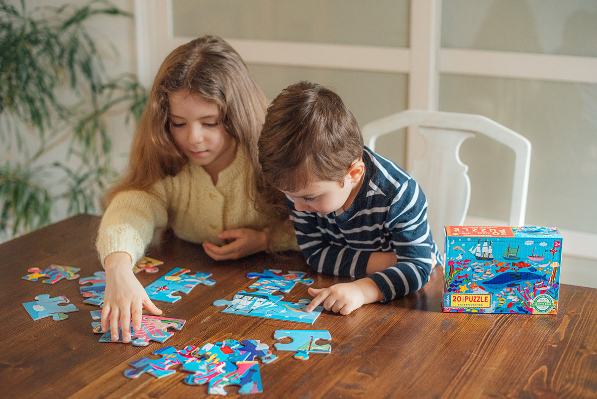 eeBoo 20 Piece Big Puzzle - Sea Exploration