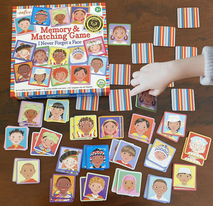 eeBoo Memory & Matching Game - I Never Forget a Face