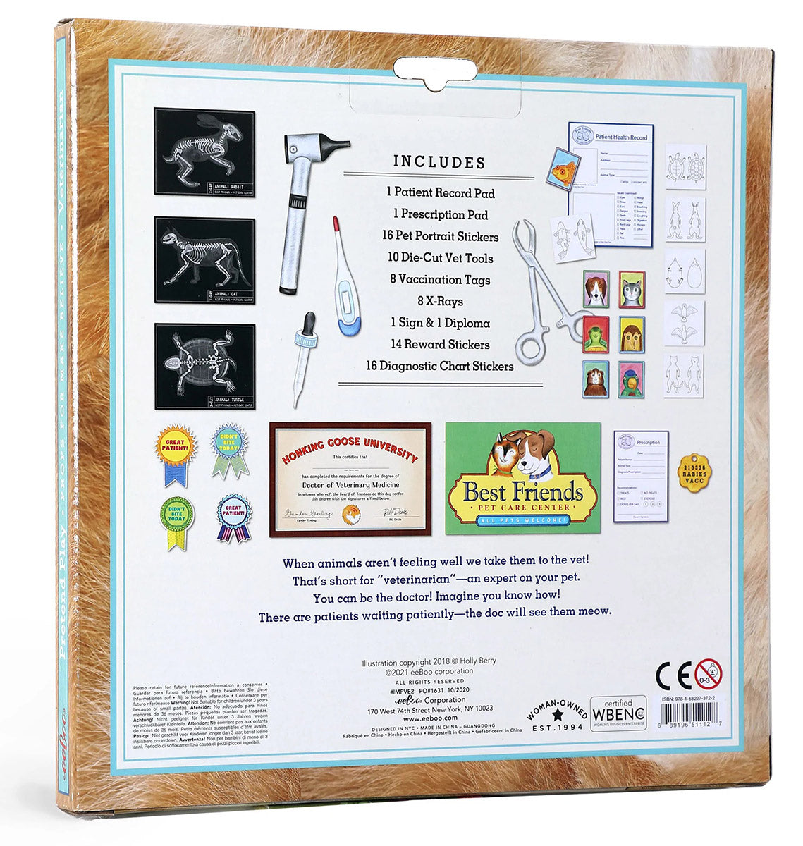 eeBoo Pretend Play Set - Veterinarian