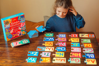 eeBoo Puzzle Pairs - Alphabet & Numbers