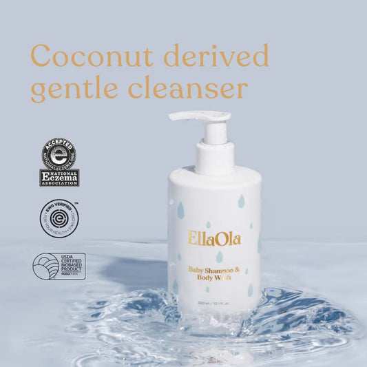 EllaOla Superfood Baby Shampoo & Body Wash