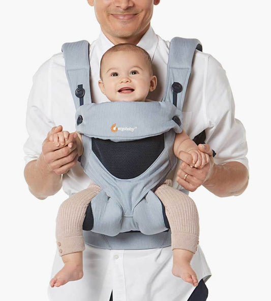 Ergobaby 360 Four Position Baby Carrier - Cool Air - Chambray