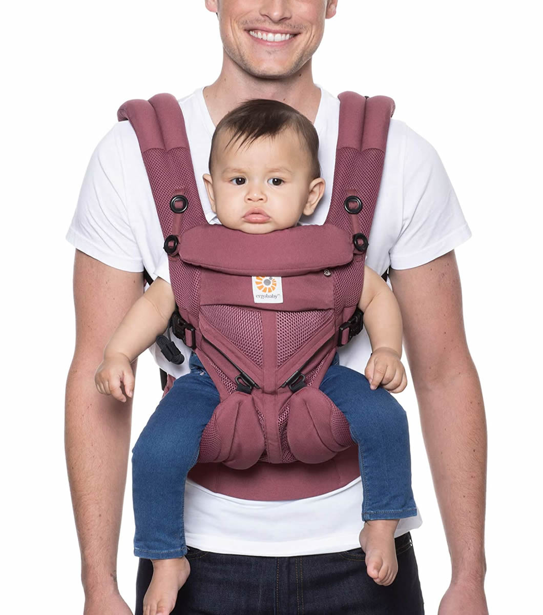 Ergobaby Omni 360 Cool Air Mesh Baby Carrier - Plum