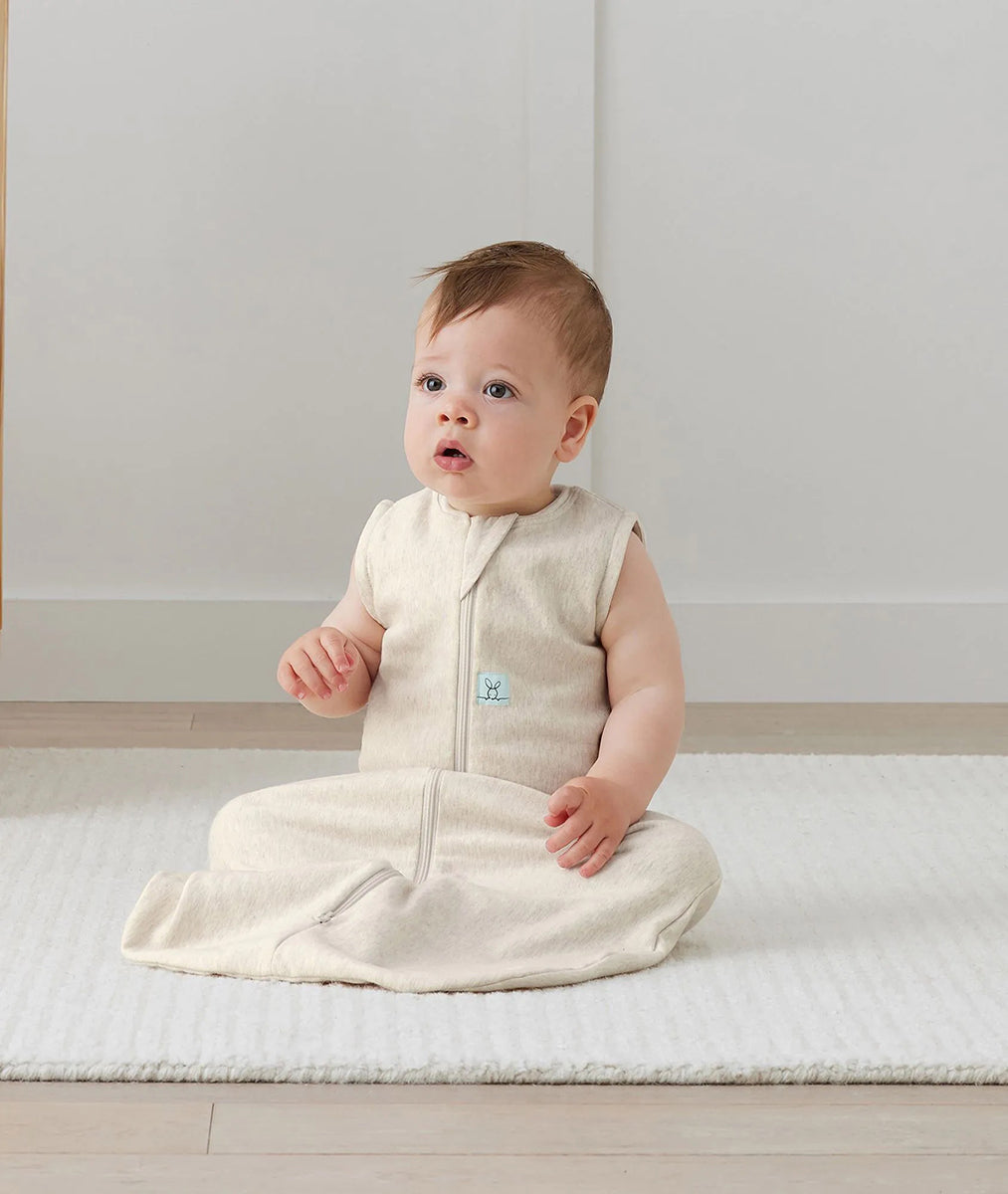 ergoPouch Jersey Sleep Sack 1.0 TOG - Oatmeal Marle, 3-12 Months