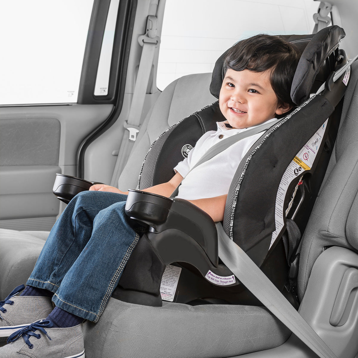 Evenflo Chase LX Harness Booster Car Seat - Jameson Gray