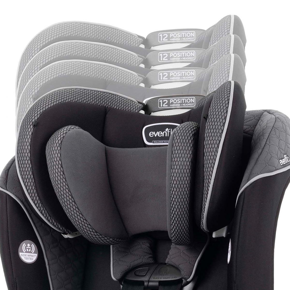 Evenflo EveryFit / All4One 3-in-1 Convertible Car Seat - Aries Black