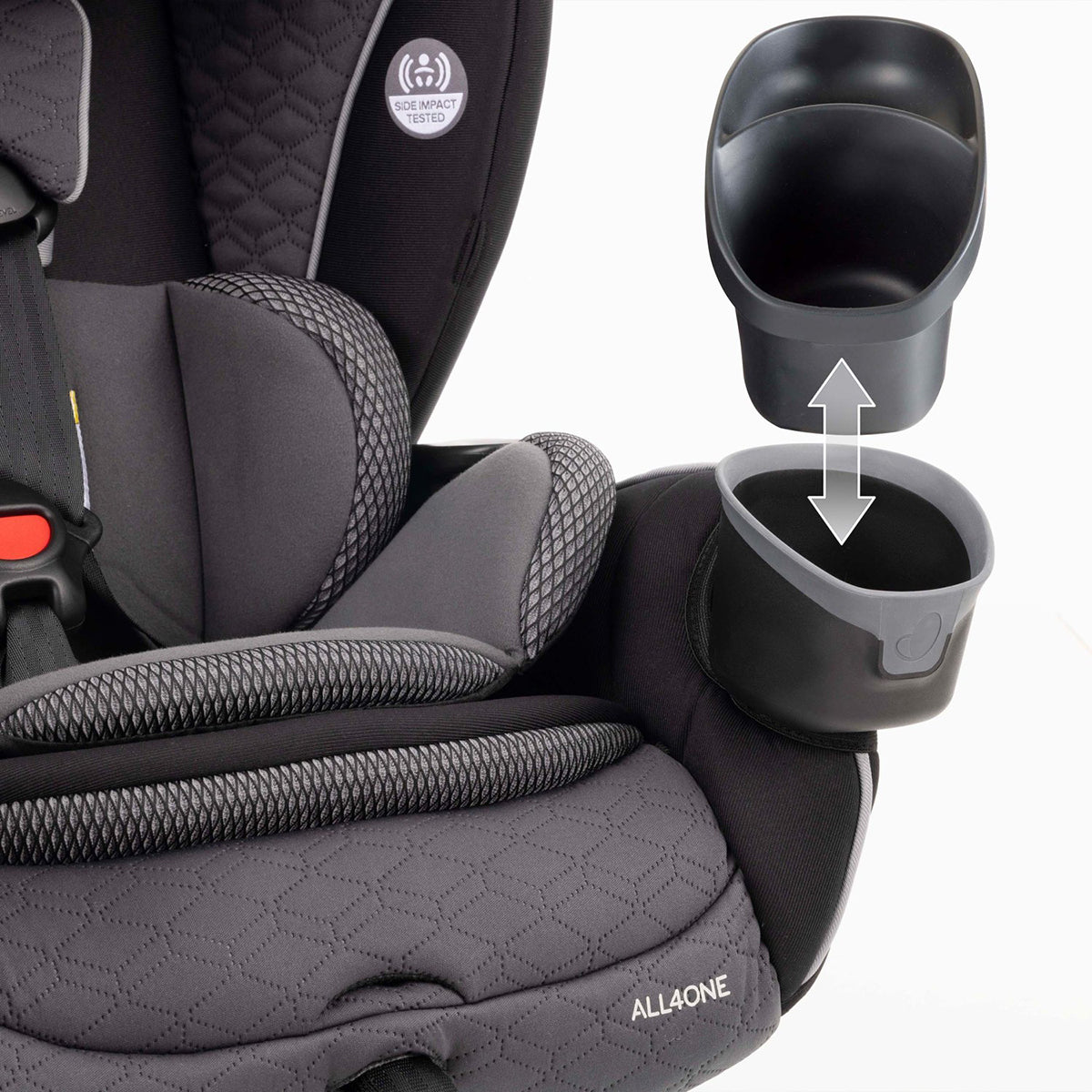 Evenflo EveryFit / All4One 3-in-1 Convertible Car Seat - Aries Black