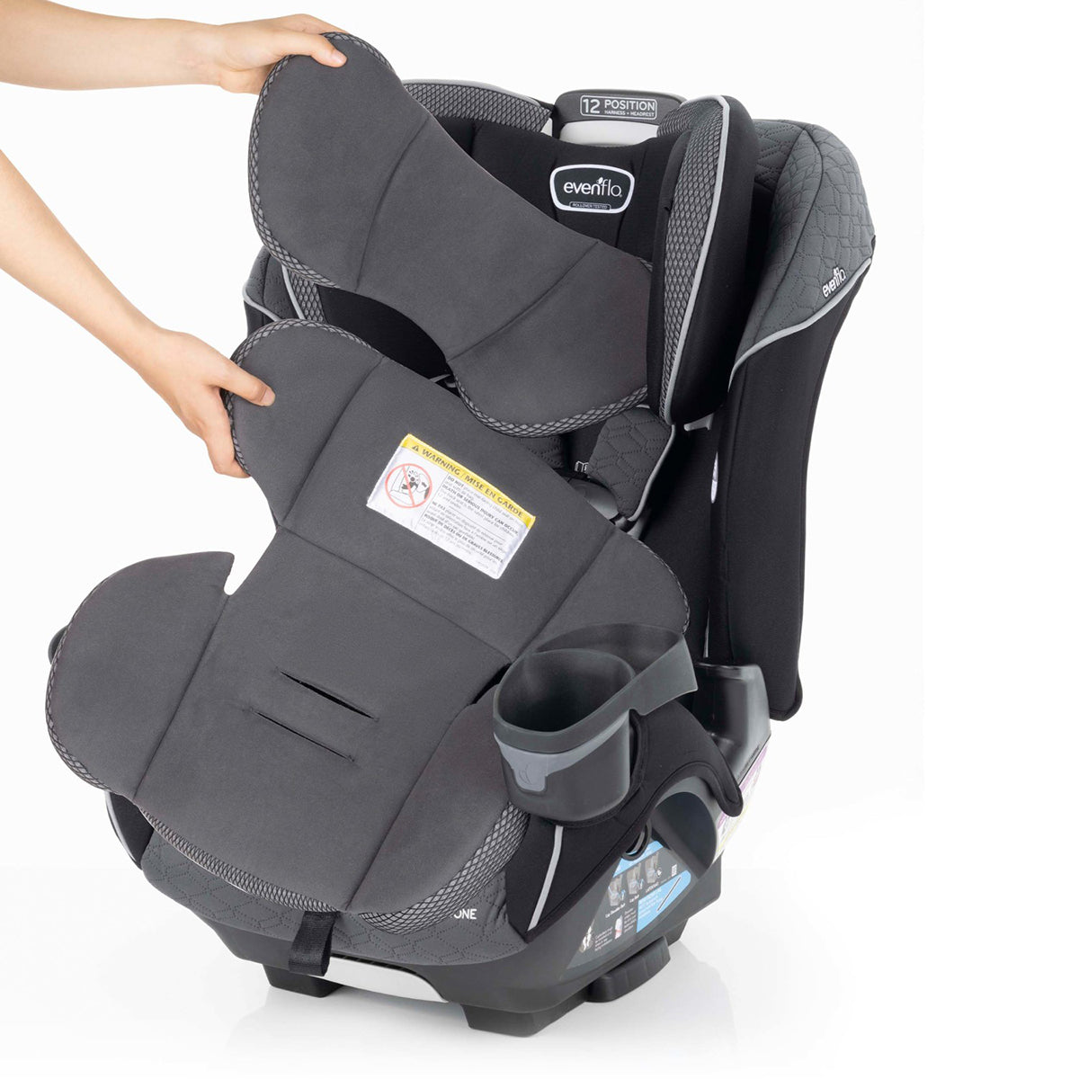 Evenflo EveryFit / All4One 3-in-1 Convertible Car Seat - Aries Black