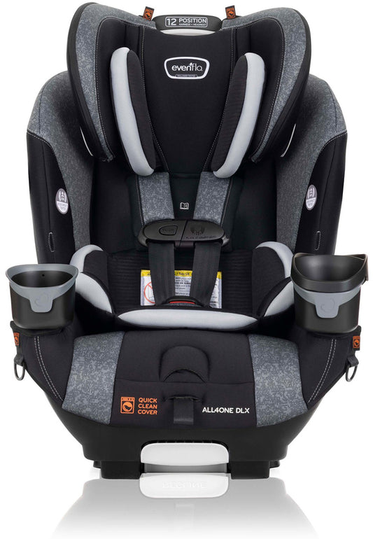 Evenflo EveryFit / All4One 3-in-1 Convertible Car Seat w/Quick Clean Cover - Latitude Gray