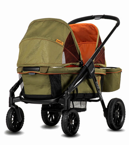 Evenflo Pivot Xplore All-Terrain Stroller Wagon + Second Seat Bundle - Gypsy