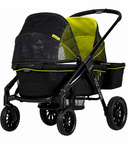 Evenflo Pivot Xplore All-Terrain Stroller Wagon + Second Seat Bundle - Wayfarer