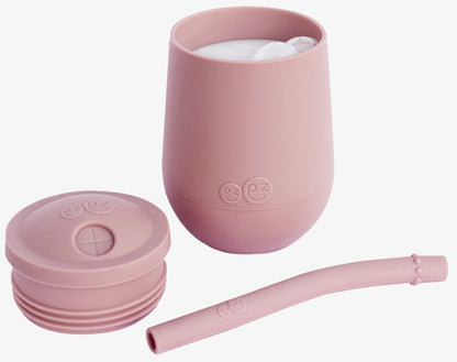 EZPZ Mini Cup Training Cup + Straw Training System - Blush