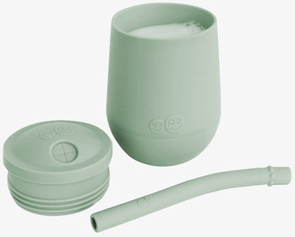 EZPZ Mini Cup Training Cup + Straw Training System - Sage