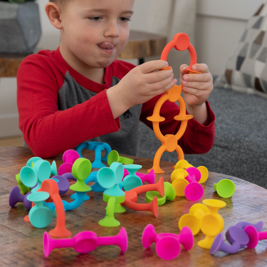 Fat Brain Toys Squigz 2.0, 36 piece