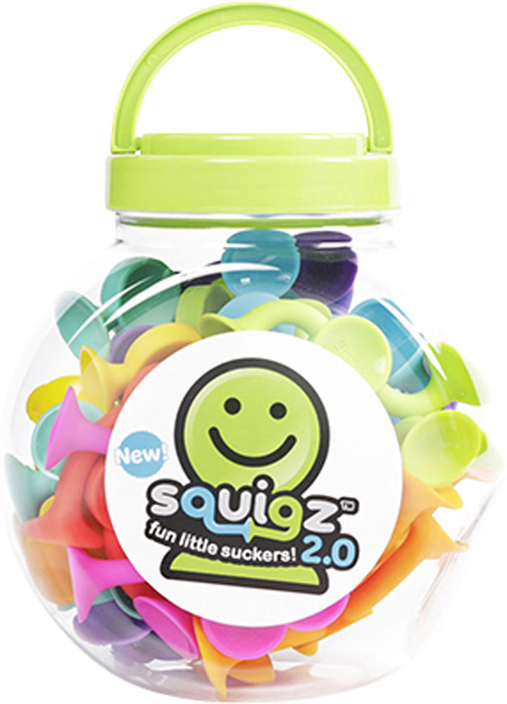 Fat Brain Toys Squigz 2.0, 36 piece