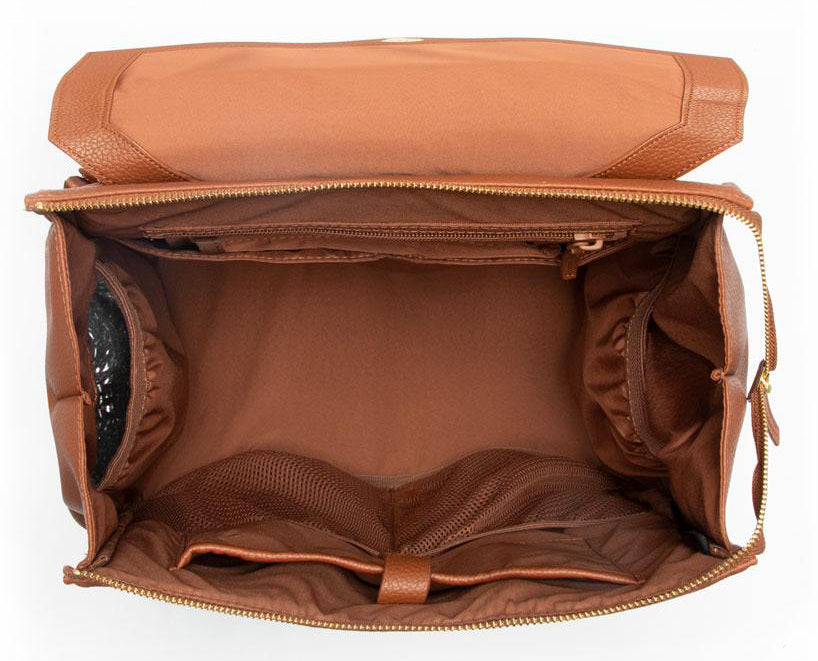 Freshly Picked Classic Diaper Bag II - Cognac