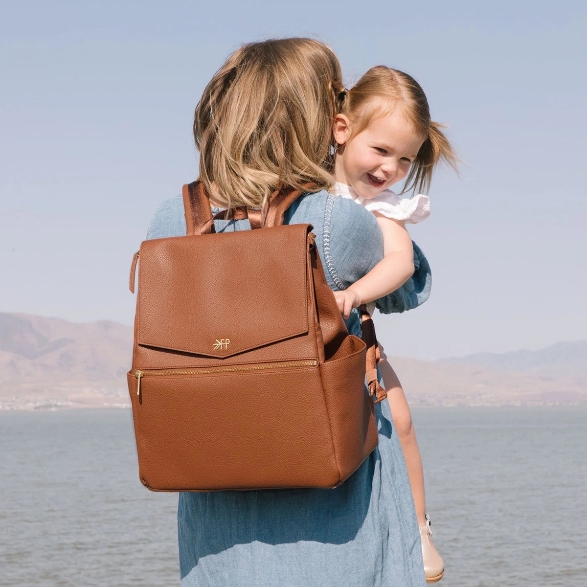 Freshly Picked Classic Diaper Bag II - Cognac