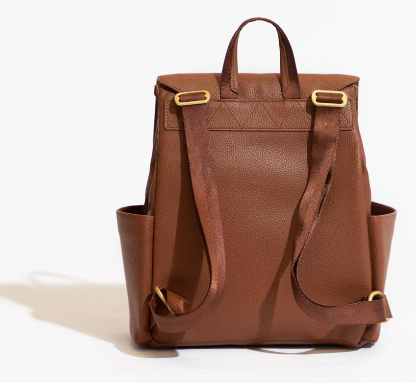 Freshly Picked Mini Classic Diaper Bag II - Cognac