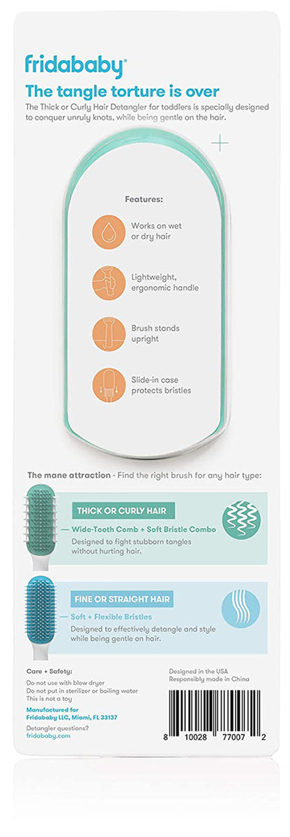 FridaBaby Hair Detangler Brush - Thick or Curly