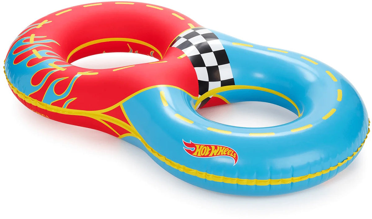 FUNBOY X Hot Wheels Kids Racetrack Double Tube Float (2-person)