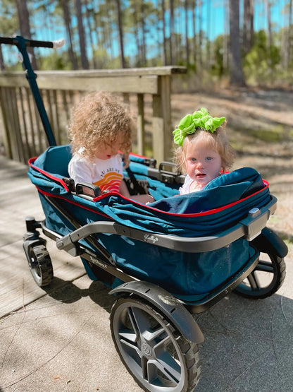 Gladly Family AnthemZ All-Terrain (2 Seater) Stroller Wagon - Wild Berry