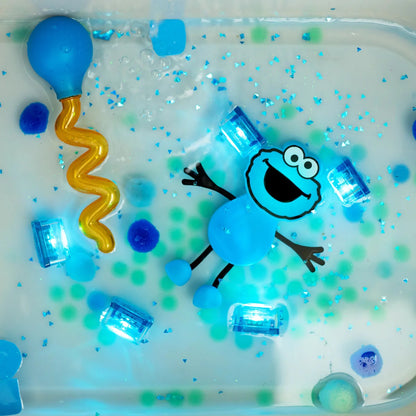 Glo Pals Light Up Sensory Bath Toy - Cookie Monster