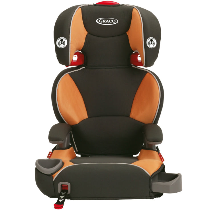 Graco AFFIX Highback Belt Positioning Booster Car Seat with Latch System - Tangerine