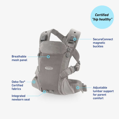 Graco Cradle Me Lite 3-in-1 Carrier - Oatmeal