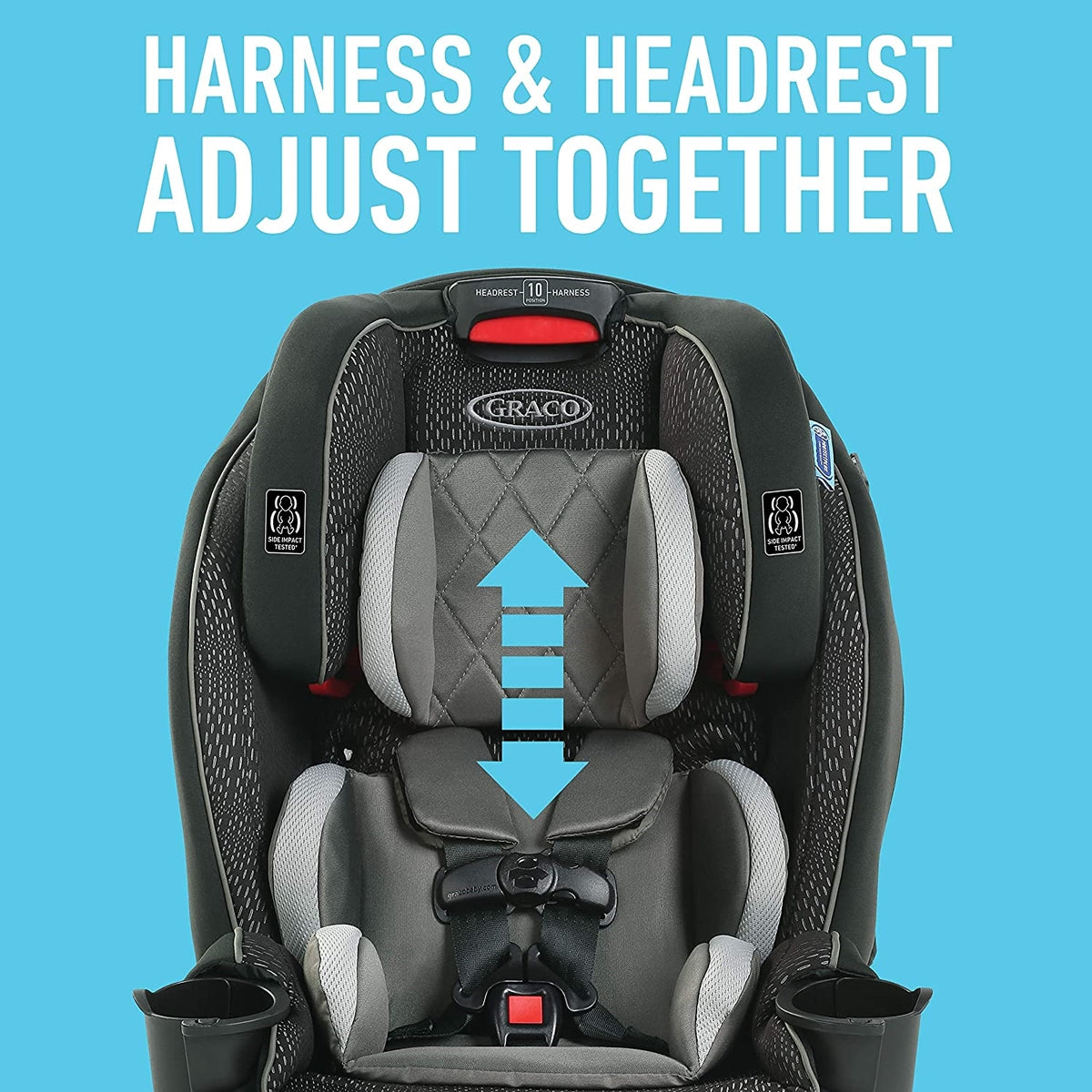 Graco SlimFit Platinum 3-in-1 Narrow All-in-One Convertible Car Seat - Hurley