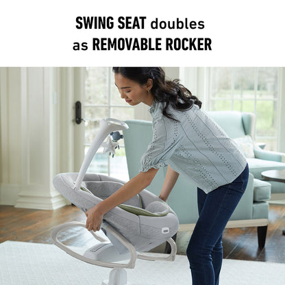 Graco Soothe My Way Swing with Removable Rocker - Madden