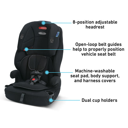 Graco Tranzitions 3-in-1 Harness Booster Seat - Proof