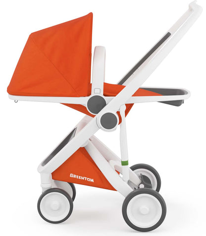 Greentom Reversible Stroller - White/Orange