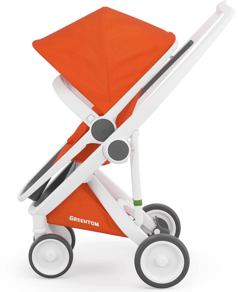 Greentom Reversible Stroller - White/Orange